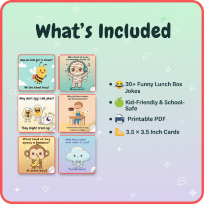 funny lunch box jokes for kids