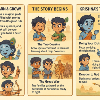 bhagavad gita for kids | krishna teachings book (pdf)