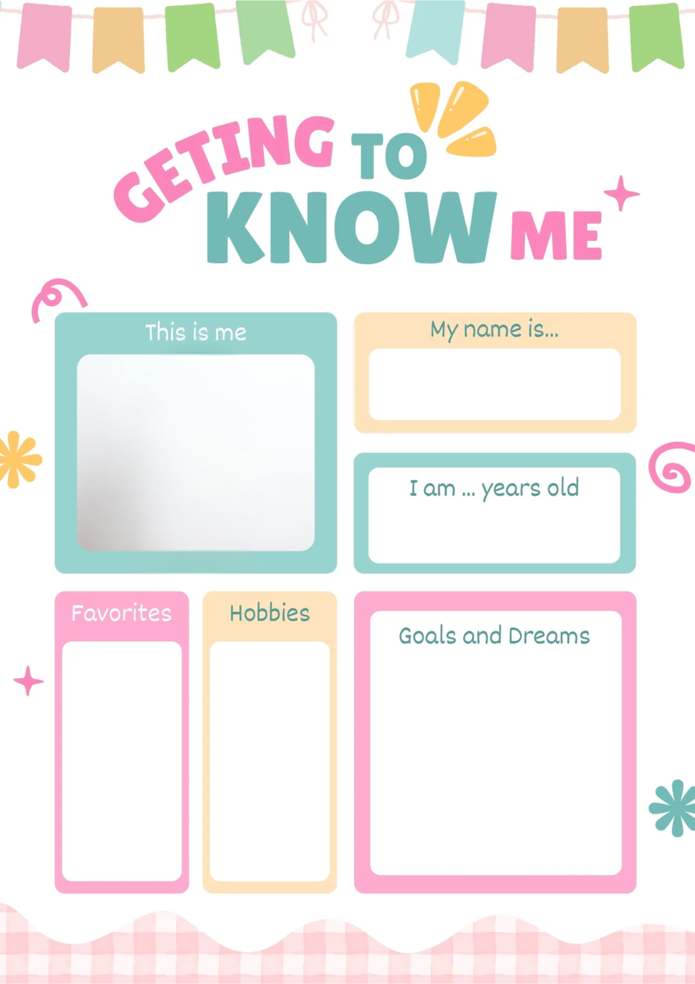 all about me kids printable | back to school activity (pdf download a4 size) all about me kids printable | back to school activity (pdf download a4 size)
