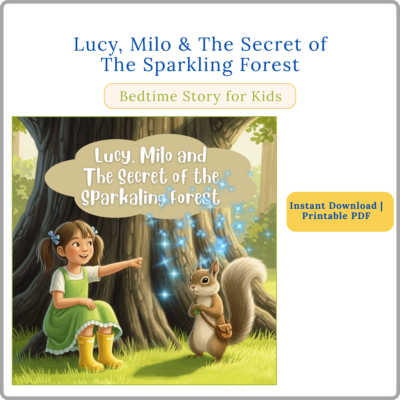 lucy, milo & the secret of the sparkling forest | digital storybook