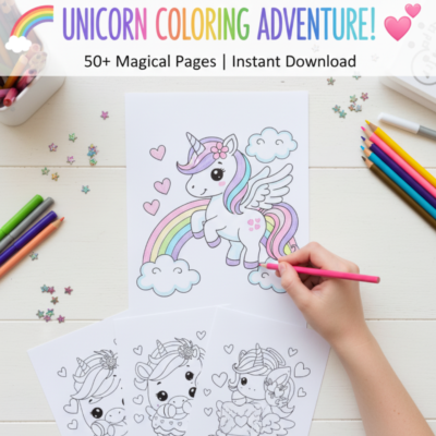 unicorn coloring pages 50 designs