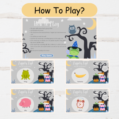 animal wizard interactive game for kids | indoor learning activity