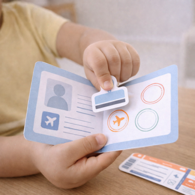 pretend play bundle for kids grocery, cafe, doctor, vet, ice cream, travel | 6 screen free ready to play kits