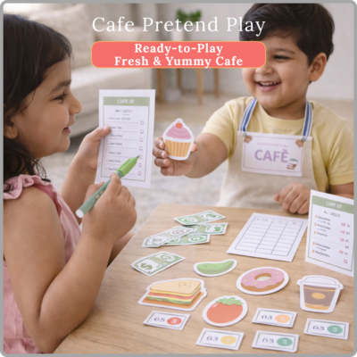 kids cafe pretend play | ready to play kit