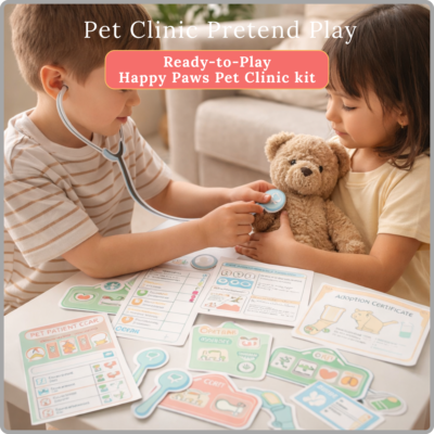 ice cream shop pretend play | kid's role play set