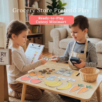 ice cream shop pretend play | kid's role play set