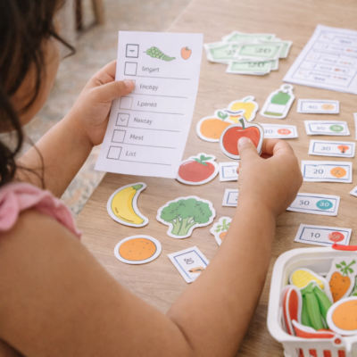 ice cream shop pretend play | kid's role play set