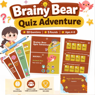 6 in 1 fun play & learn games bundle for kids| ages 3 to 8 years